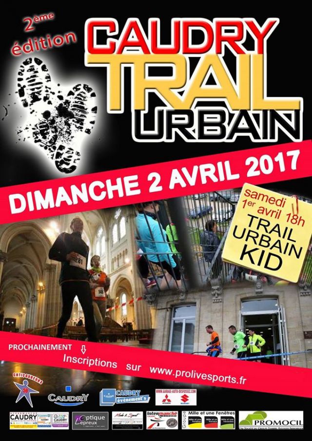 Le second Urbain trail de Caudry - 2 avril 2017 !